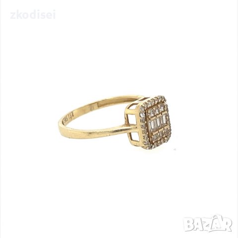 Златен дамски пръстен 1,95гр. размер:57 14кр. проба:585 модел:19944-5, снимка 3 - Пръстени - 43408947