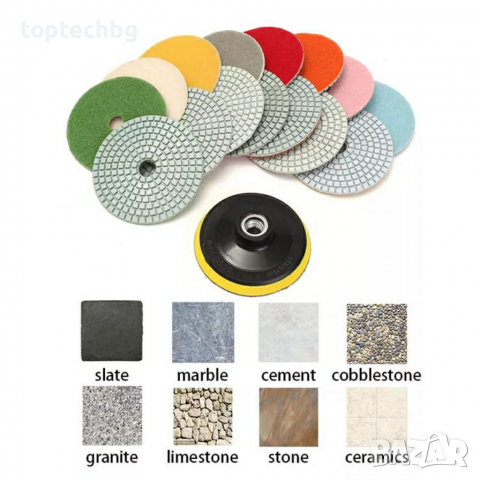 Диамантен Диск за Шлайфане и Полиране на Гранит, Мрамор и Камък, снимка 2 - Други - 36381283