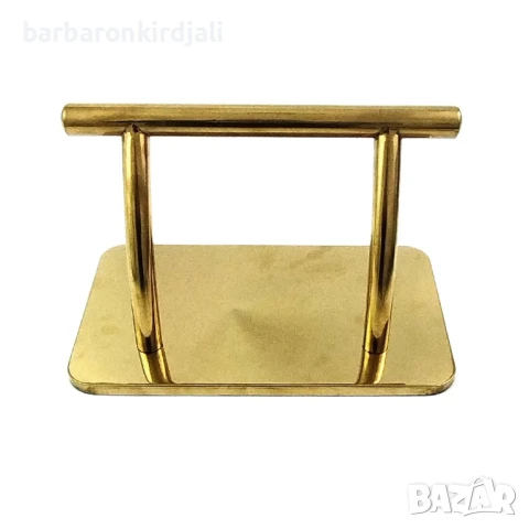 Метална поставка за крака Хром-Златисто