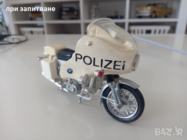 Мотор 1/18, BMW R 1100- RT-P, Maisto и Мотор POLISTIL 1/15 BMW R 75/5 POLICE, винтидж, снимка 15 - Колекции - 50180152
