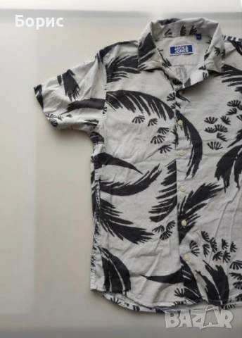 JACK & JONES - 152см - Детска Риза Къс Ръкав, снимка 4 - Детски ризи - 53513852