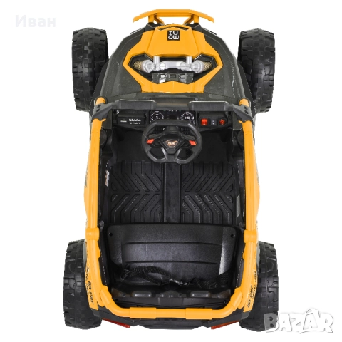 ТОП ЦЕНА!НОВО!Акумулаторен джип Kansas с 24V батерия,меки гуми,4x4,USB, снимка 5 - Електрически играчки - 51716443