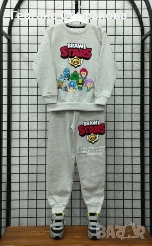 Комплект Brawl Stars Размери-3/4г.4/5г.5/6г.7/8г.9/10г. Цена-35 лв