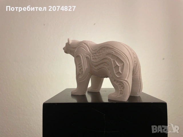 Фигурка Polar Bear / Полярна мечка статуетка, снимка 4 - Декорация за дома - 53482815