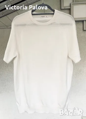 Блуза лукс SUITSUPPLY памук и коприна унисекс, снимка 3 - Блузи - 50359603