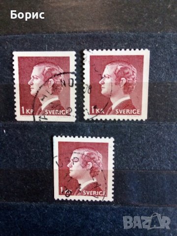 Швеция с пощенско клеймо, снимка 3 - Филателия - 37654862