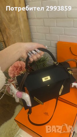 чанта Ермес Кели 27*Hermes Epsom gold hardware, снимка 12 - Чанти - 42425027