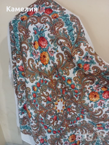 Руски шал, снимка 4 - Шалове - 52140672