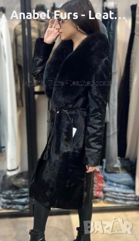 Дамски палта от естествен косъм, снимка 4 - Палта, манта - 51862576