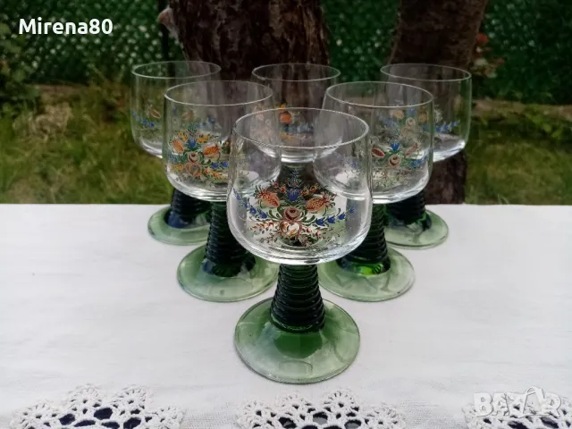 * LUMINARC * - винтидж чаши за ракия - 6 бр. 