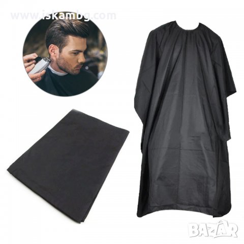 Пелерини за подстригване и боядисване - ЧИСТО ЧЕРНА - КОД 3209, снимка 2 - Фризьорски принадлежности - 33570453