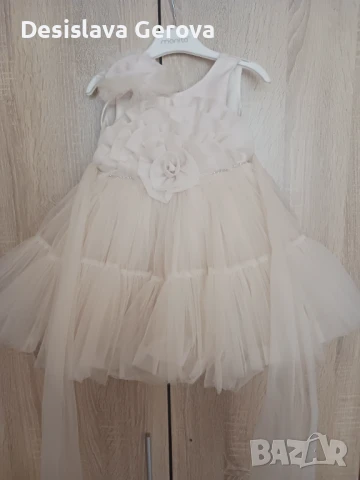 Детска рокля до 2 години за кръщене 