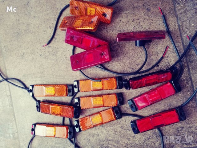 Габарити 24 V бели /жълти Тир /ремаркета, снимка 3 - Части - 26465905