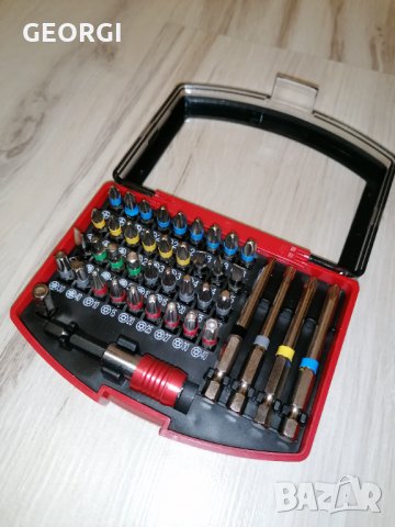 !ПРОМО!Накрайници за винтоверт 42бр, 1/4 магн. държач и бърз захват 19 лв, снимка 2 - Винтоверти - 35366244