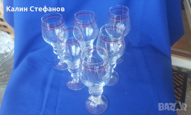 Чаши за алкохол 150 мг със столче 6 бр комплект, снимка 4 - Чаши - 28232366