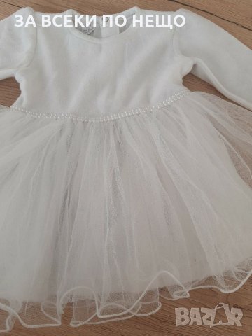  Нежна рокля , снимка 2 - Бебешки рокли - 28584732
