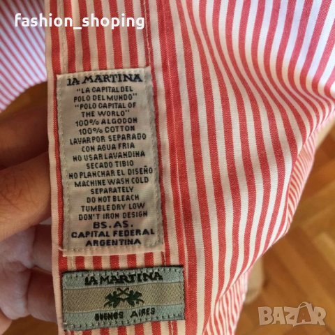 Мъжка риза La Martina, размер L, снимка 3 - Ризи - 28897516