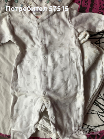 Next ромпъри новородено бебе, снимка 4 - Бебешки пижами - 36416008