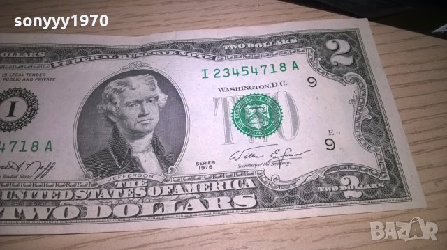 ДВА ДОЛАРА-РЯДКА БАНКНОТА, снимка 7 - Колекции - 26983623