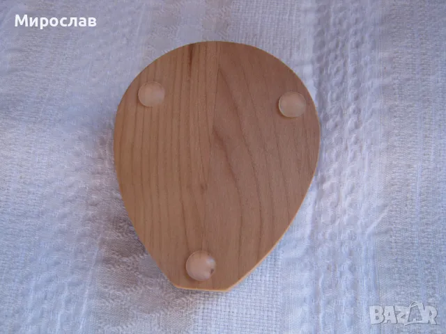 Малък дървен пепелник с дървена подкова и истински метални клинци., снимка 6 - Други - 48011941