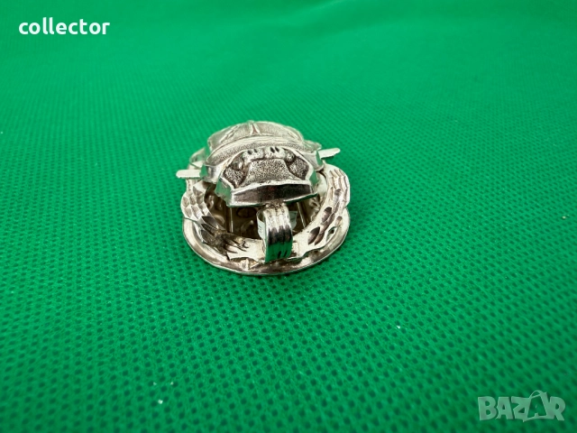 Сребърна висулка скарабей / бръмбар. №7437, снимка 5 - Колиета, медальони, синджири - 51942509