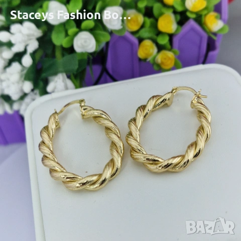 Обеци от медицинска стомана - различни модели , снимка 16 - Обеци - 53110608