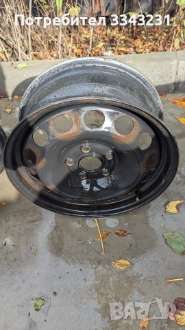 Железни джанти 5х112/16 , снимка 2 - Гуми и джанти - 52592245