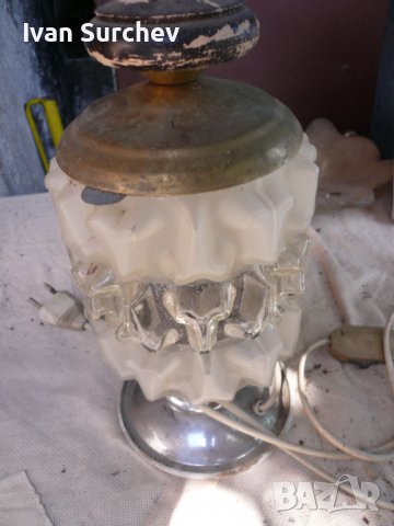 нощна лампа от соца бронзова, снимка 9 - Колекции - 37162681