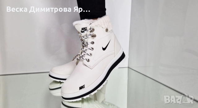 Дамски зимни обувки с дебел пух , снимка 9 - Дамски боти - 52024818