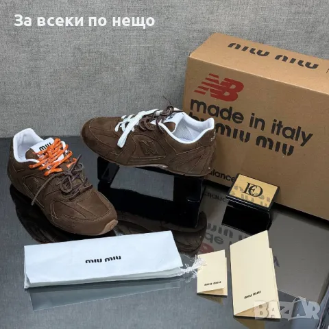 Miu Miu Дамски Маратонки👟Дамски Спортни Обувки Миу Миу - Налични Различни Цветове Код D2087, снимка 7 - Маратонки - 49409005