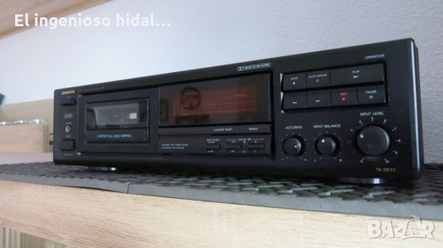  ONKYO TA-2820, дек отличен. , снимка 10 - Декове - 33348638