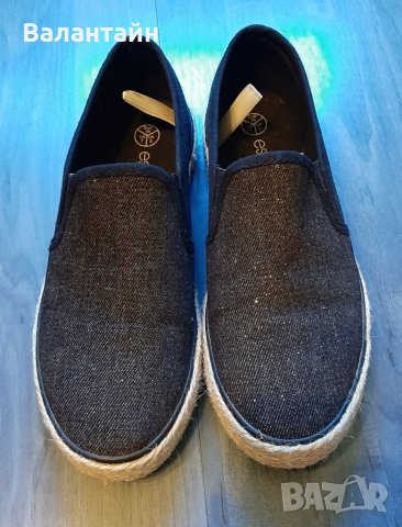 Дънкови дамски еспадрили,  гуменки, платненки 38