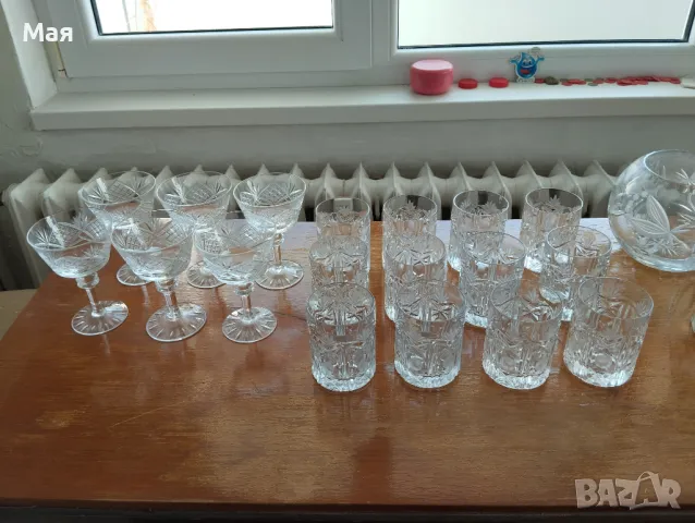 Елегантни кристални чаши за уиски, снимка 10 - Чаши - 50370347