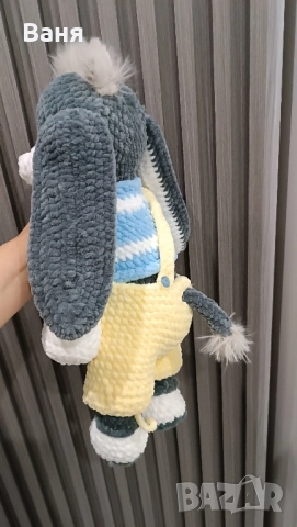 Плетено магаренце на една кука, снимка 6 - Плюшени играчки - 51762677