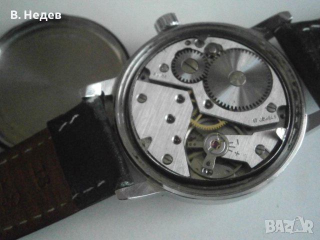 MONVIS, 17 rubis, UT 6325, Wehrmachtswerk! TOP!, снимка 8 - Мъжки - 43799192