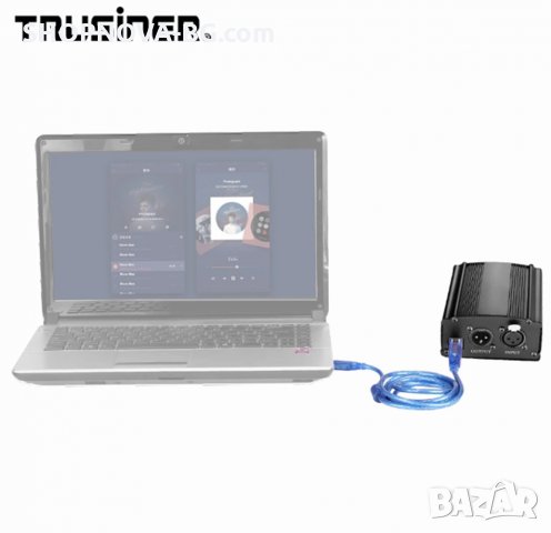 Фантомно захранване за кондензаторен микрофон / Phantom Power Supply 48V, снимка 5 - Микрофони - 28101829