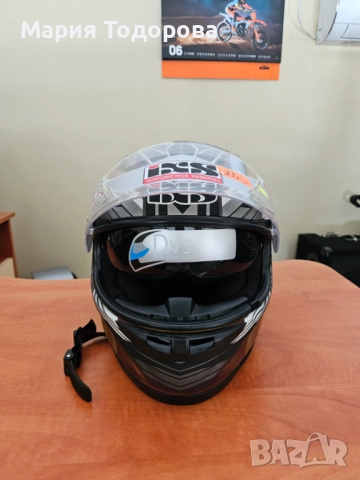 Нова интегрална каска iXS HX 490 Lucid, кафяво-черно матово, размер L, цена 190,00лв, снимка 3 - Аксесоари и консумативи - 52141708