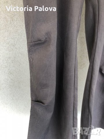 Хубав ленен панталон,интересен модел, снимка 7 - Панталони - 28821715