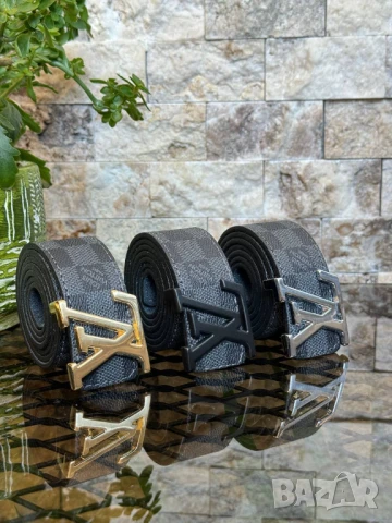 колани от естествена кожа в кутия louis vuitton balenciaga, снимка 2 - Колани - 50776390