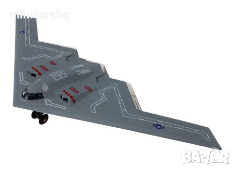 Метален боен невидим изтребител бомбардировач B-2 , снимка 2 - Колекции - 49784167