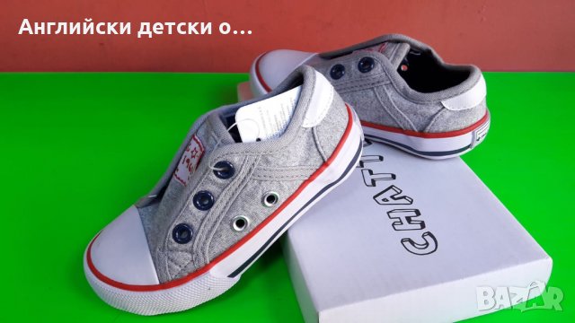 Английски детски кецки-MOTHERCARE 2 вида, снимка 4 - Детски гуменки - 28469698