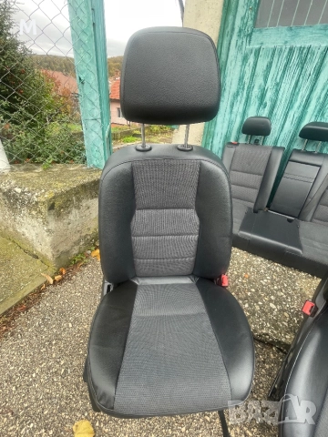 Салон с подгрев/полу кожа/Mercedes W204 комби/Мерцедес Ц класа комби, снимка 4 - Части - 52200192