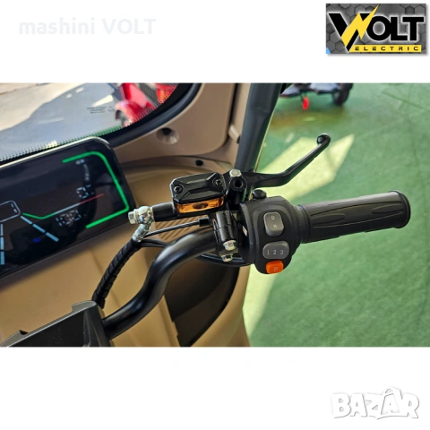 Двуместна електрическа триколка с покрив BULLMAX CRUISER 2, 3000W, 72V, CE сертификат, снимка 10 - Инвалидни скутери - 53086941