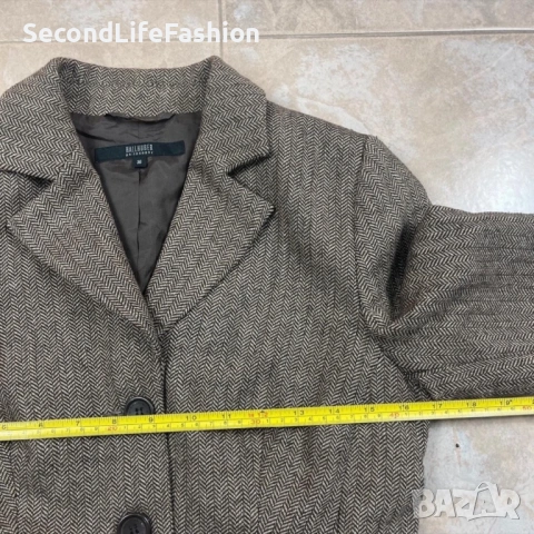 Дамско сако Hallhuber Philosophy, размер 36 S, вълна, полиестер, 2 копчета, снимка 6 - Сака - 53275101