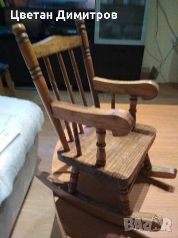 Люлеещ се стол, снимка 4 - Дивани и мека мебел - 28392732