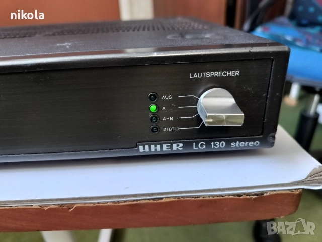 Перфектен сет UHER:Предусилвател стъпало и грамофон-430лв, снимка 4 - Аудиосистеми - 52118049