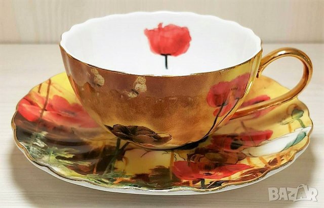 Луксозни чаши костен порцелан за чай и кафе в кутия за подарък, снимка 13 - Подаръци за жени - 36698014