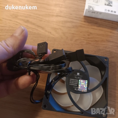 ARGB вентилатор TL-P9-S 92 mm – PWM, тих, 2200 RPM, снимка 10 - Други - 53256825