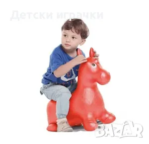 Детско конче за скачане гумено, надуваемо, снимка 4 - Други - 48436441