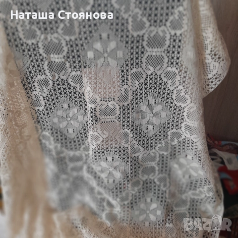 Старинни ръчни дантелени пердета, снимка 2 - Декорация за дома - 51721834